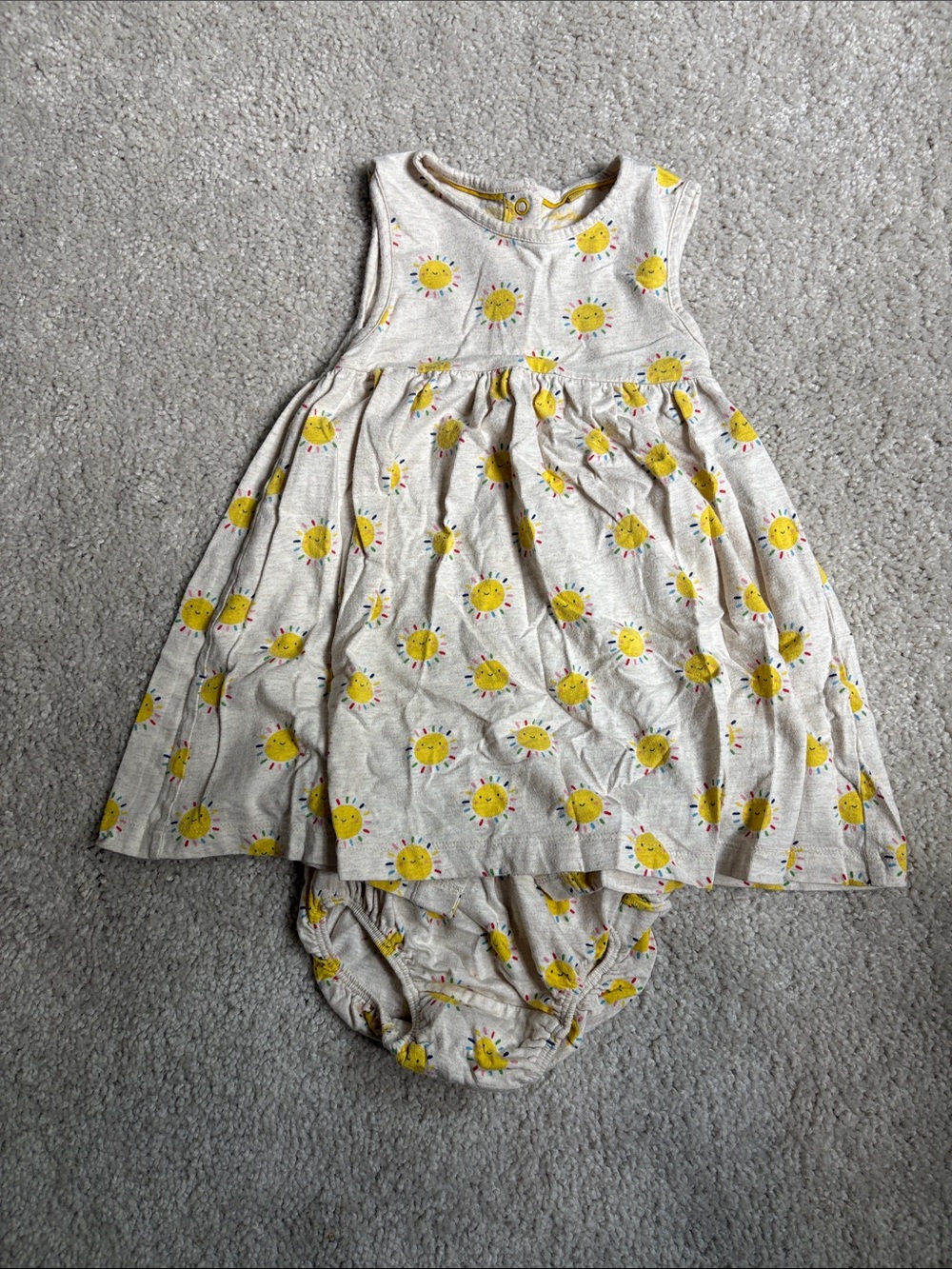 Baby Boden Darling Sunshine bloomer set